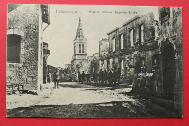 Postcard PC 1915 Hattonchatel WWI France